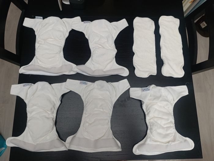 Lot 5 couches de nuit Noctéa Ma’Boule de Couches + 2 inserts Dreamliner - photo numéro 3