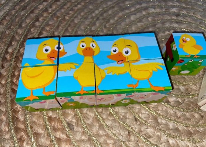 Jouet en bois - Puzzle Cubes - photo numéro 2