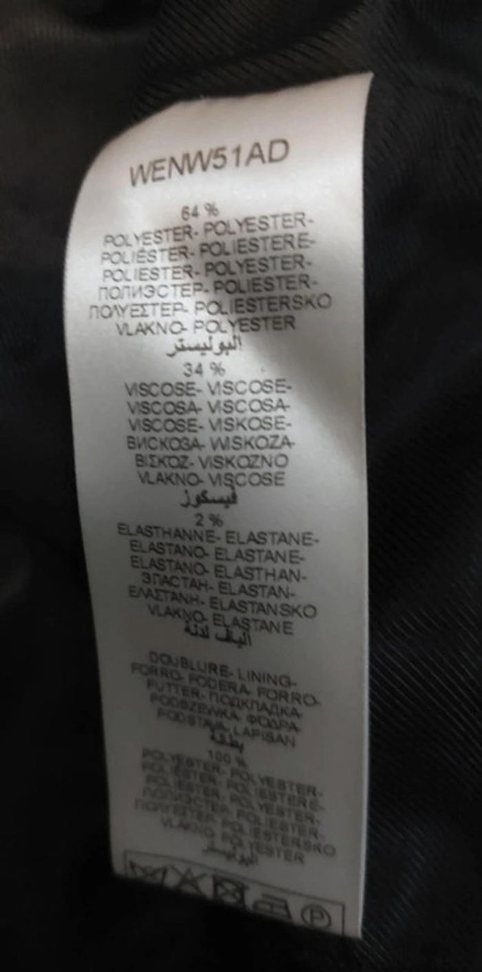 Veste blazer noire Zip dorée 36 naf naf - photo numéro 8