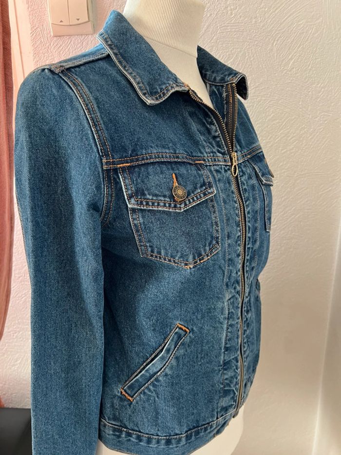 Veste en jeans femme T.36 - photo numéro 6