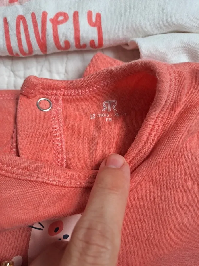 Ensemble 4 pyjamas cotons La Redoute 12 mois - photo numéro 2