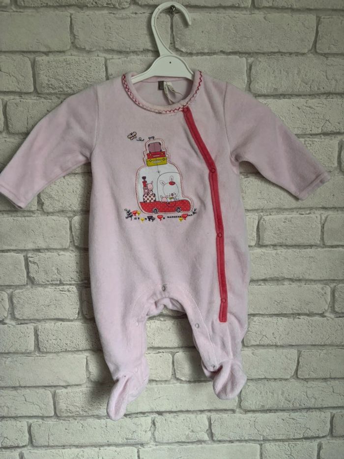 Pyjama velours orchestra taille 3 mois