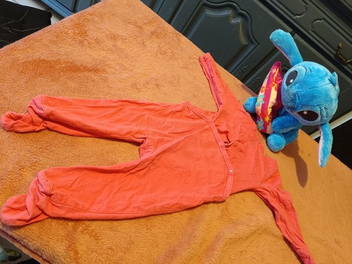 Pyjama bébé fille rose 62 cm In Extenso – Warning Very Cute Baby - photo numéro 3