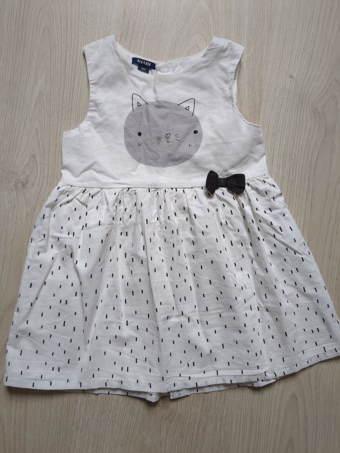 Robe Kiabi 18 mois chat