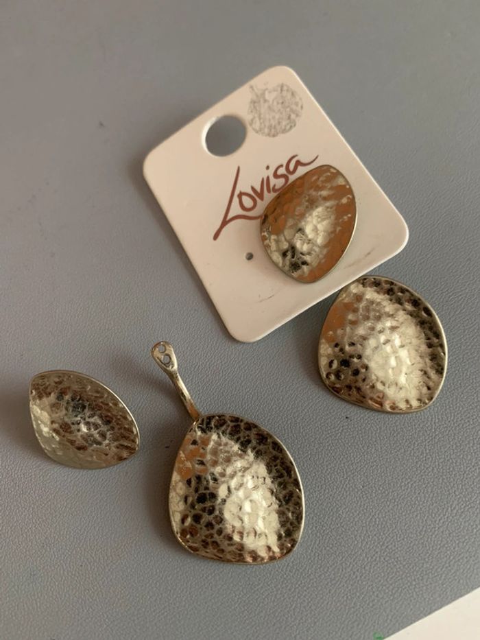 Lot de 2 paire de grandes Boucles d’Oreeilles - photo numéro 5