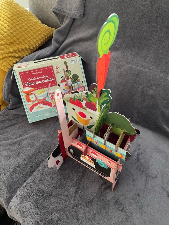 Puzzle 3D géant + livre « Dans ma cuisine » - photo numéro 3