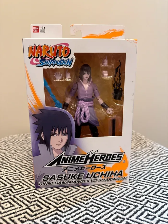 Naruto Shippuden - Figurine Anime Heroes Sasuke Uchiha  - 4 ans et +