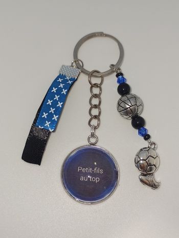 Porte clé petit fils " Petit fils au top "