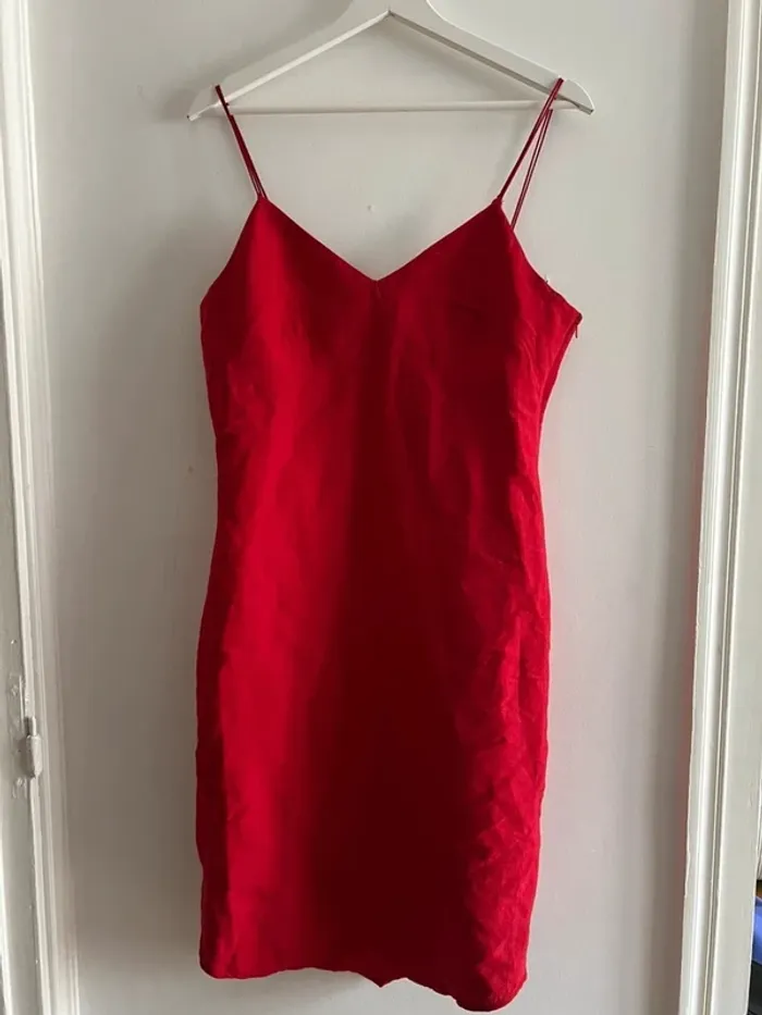 Robe rouge Camaïeu