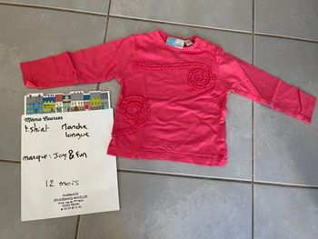 T shirt fille 12 mois