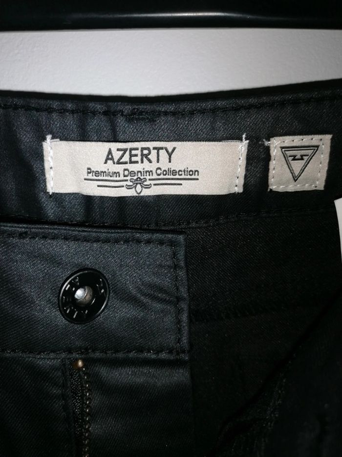 Pantalon noir effet simili Azerty 36 - photo numéro 2