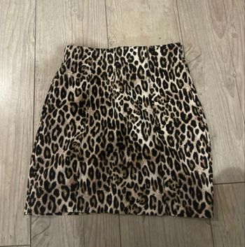 Jupe courte léopard