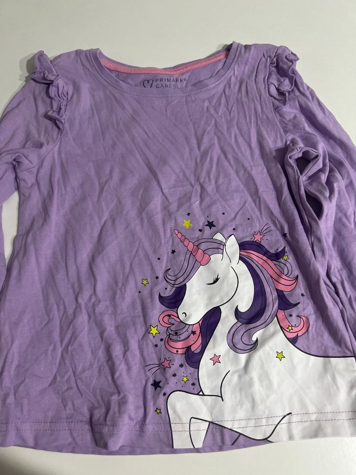 T-shirt manche longue licorne primark