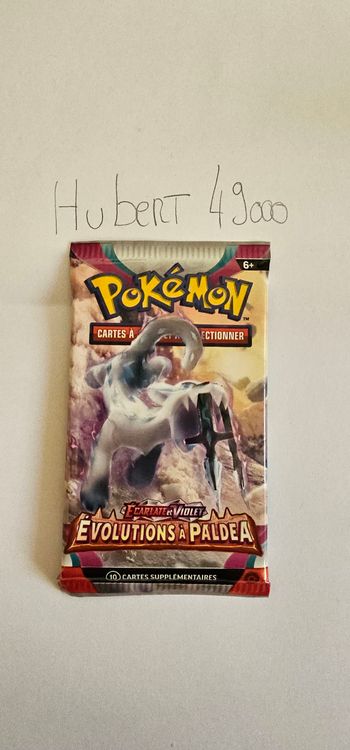 Booster évolutions a paldea