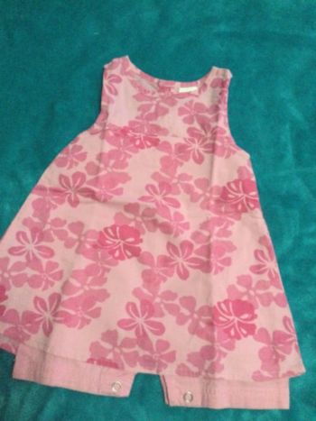 robe short tbe 3 mois 100% coton