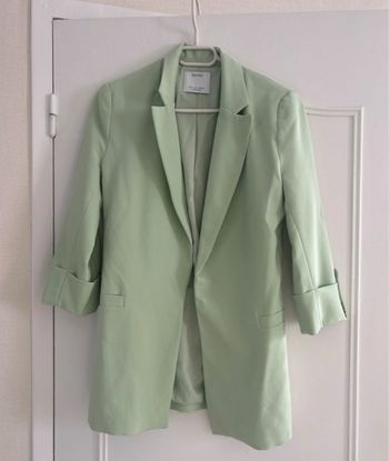 Ensemble tailleur vert sauge 