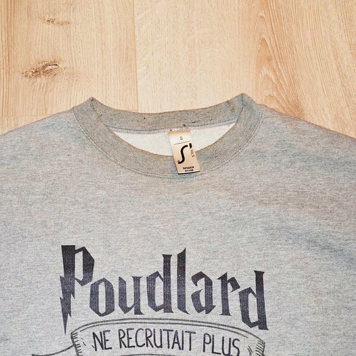 Harry Potter Vintage Pull Gris Poudlard Moldus Exclusive Collection Femme (Taille S) - photo numéro 5