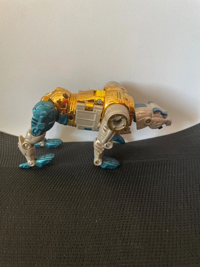 Transformers figurine robot panthère Beast Wars Cheetor deluxe transmetals Kenner 1997 vintage. - photo numéro 5