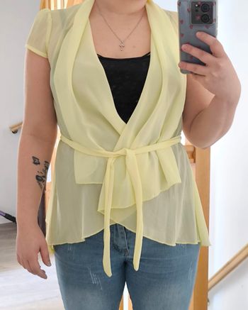 Blouse cache cœur 