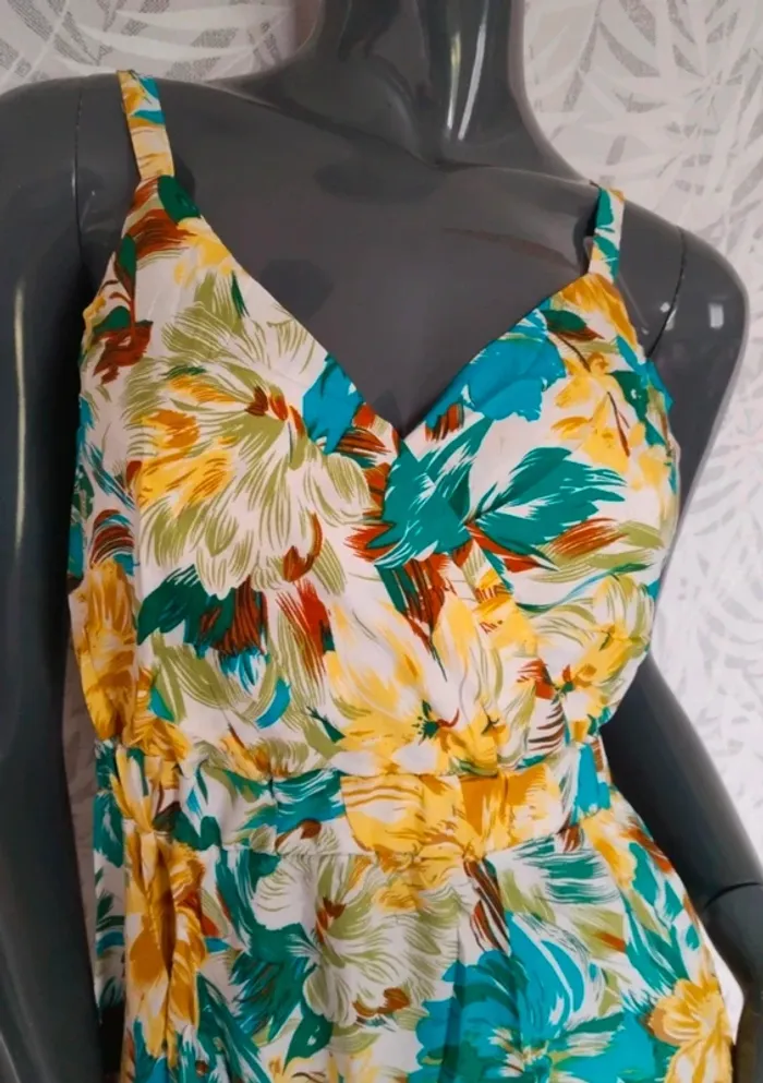 Magnifique robe longue neuve femme été taille L XL 40 42 - photo numéro 3