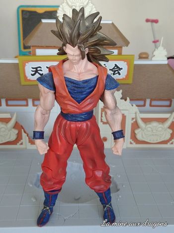 Grande figurine Dragon Ball Z Jakks goku ss3 figure rare dbz SSJ3 BS Gokou