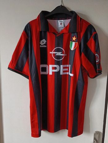 Maillot Milan AC  Lotto vintage saison 94/95