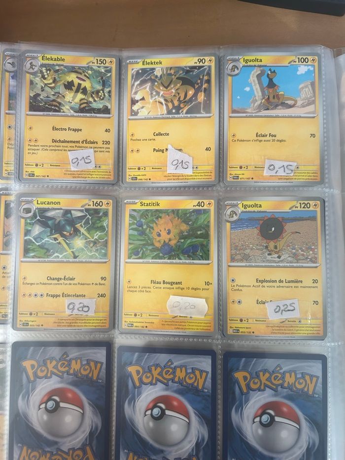 Carte Pokémon type électrique - photo numéro 10