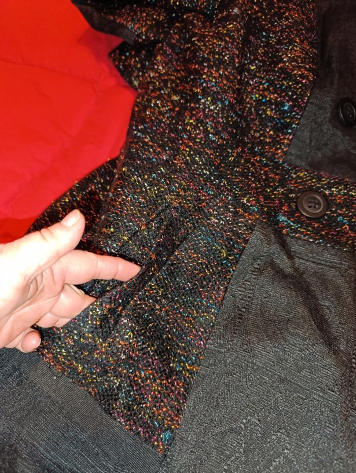 Sublime manteau coloré Rainbow 🌈 taille 44/46 - photo numéro 12