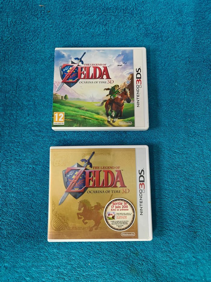 3DS The legend of Zelda ocarina of time 3D avec boitier précommande