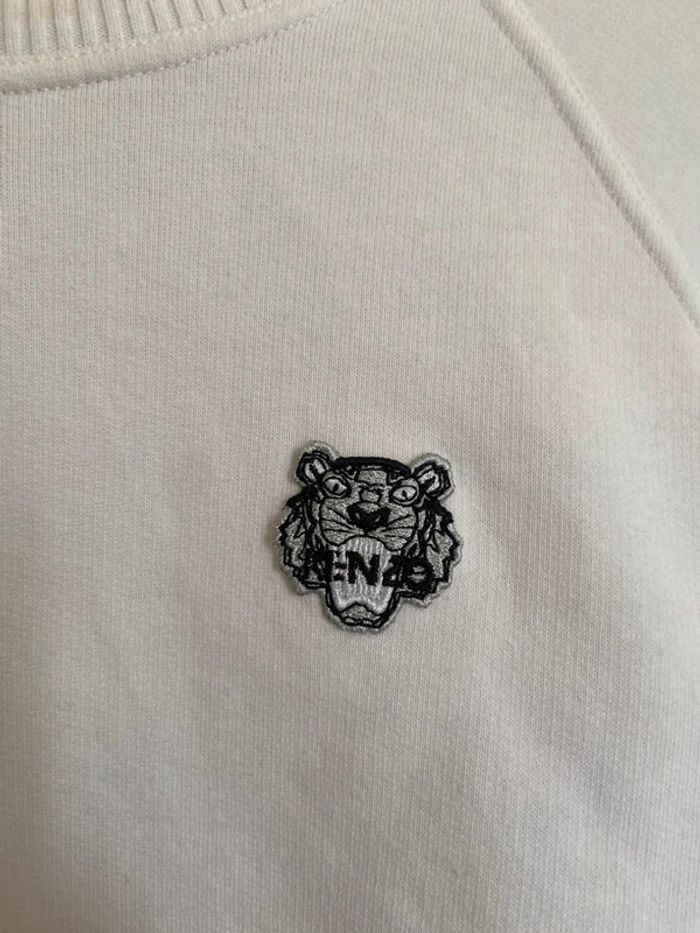 Sweat col rond blanc kenzo - photo numéro 3