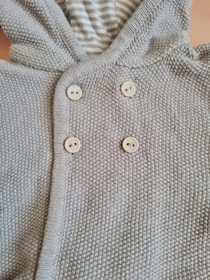 Brassière gilet sweat à capuche garçon fille - photo numéro 2