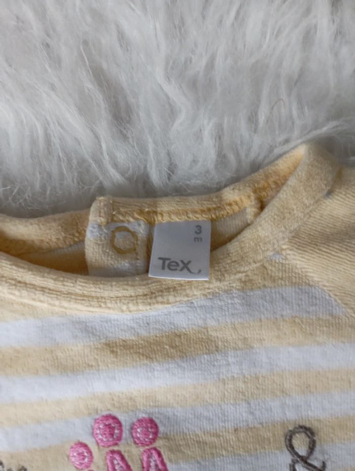 Pyjamas velour jaune 3m - photo numéro 4