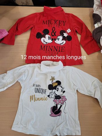 Lot de tee shirt manches longues