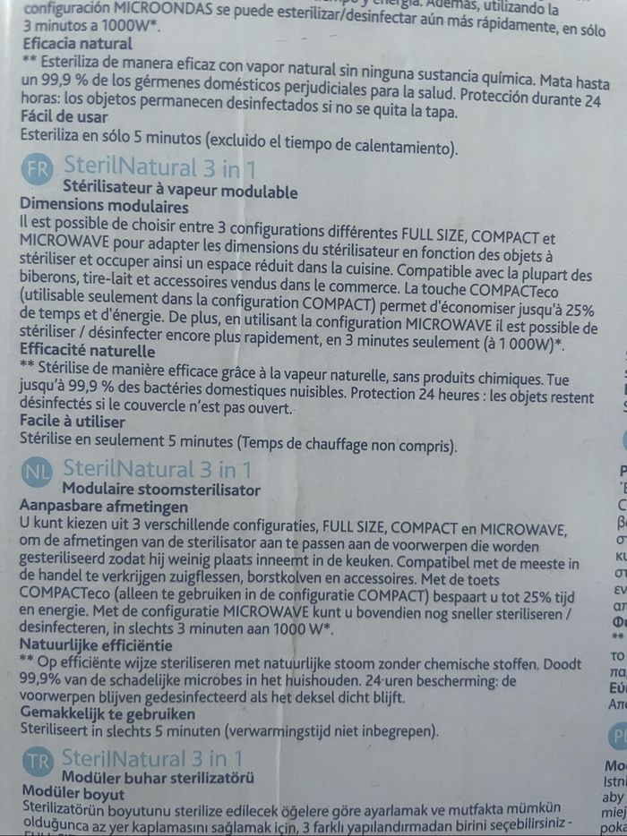 Stérilisateur biberon 3 en 1 sterilnatural - photo numéro 5