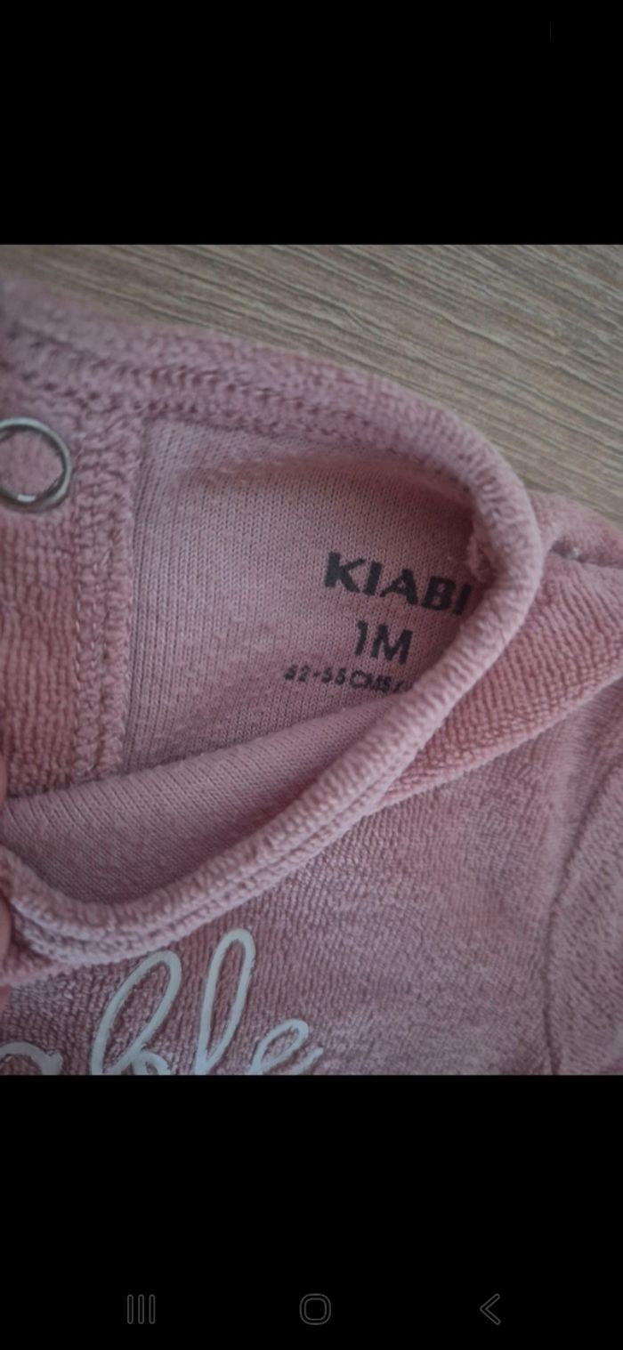Pyjamas rose 1 mois - photo numéro 3
