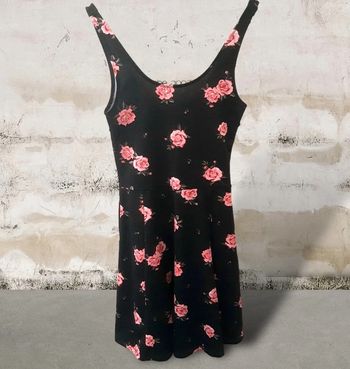 Robe d’été sans manches imprimée fleurie