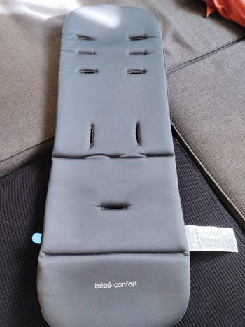 Assise matelassé poussette lila