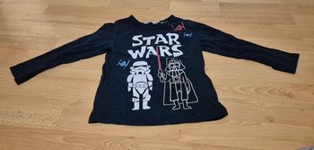 Tee-shirt ml H&M 5/6ans star wars