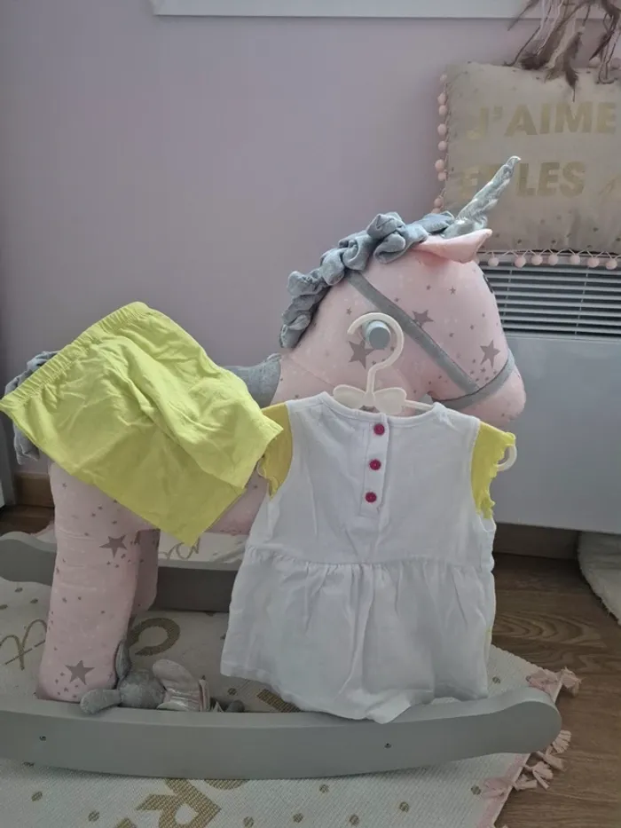 Ensemble robe + legging 12 mois - photo numéro 2