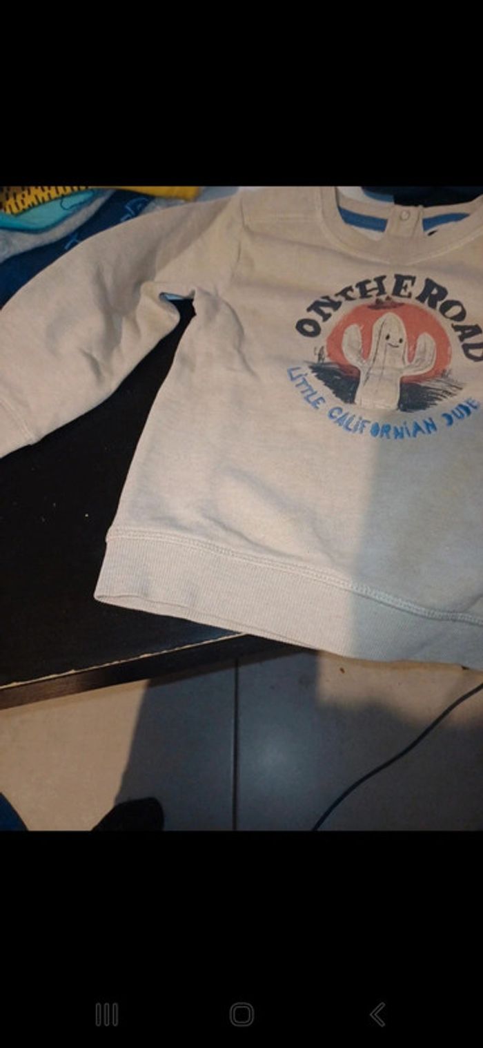 Sweat beige 2 ans kiabi - photo numéro 3