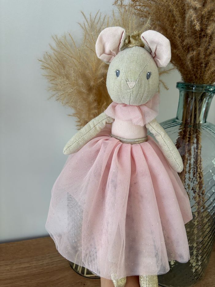 Peluche souris danseuse robe tulle - photo numéro 10