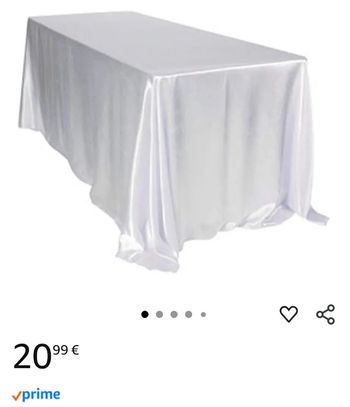 Nappe en satin