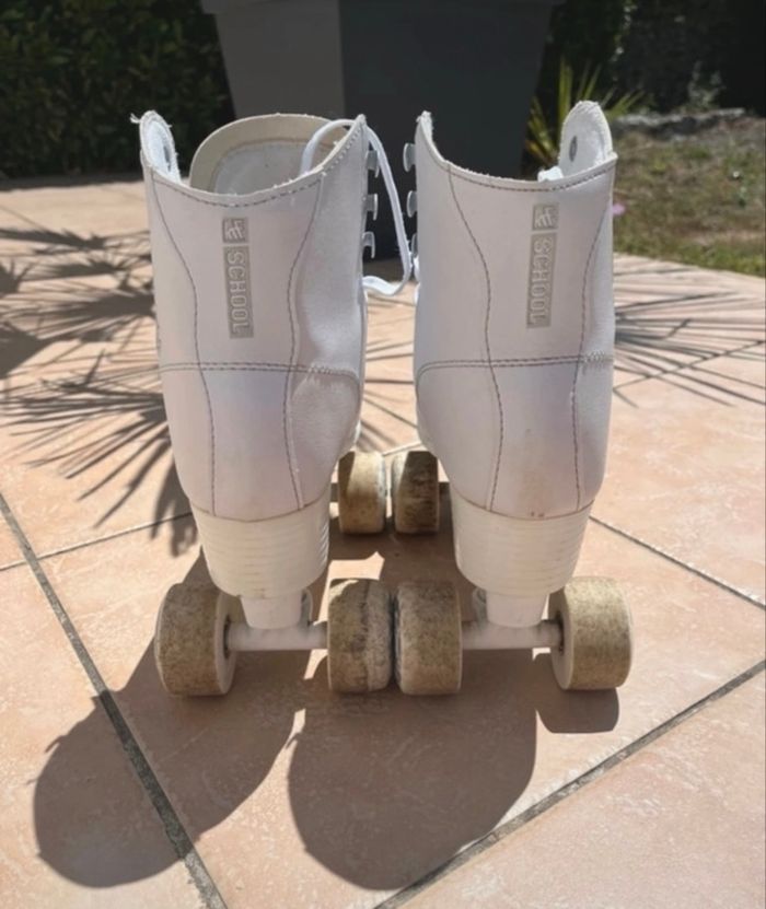 Patin à roulette blanc taille 40 de chez Amazon en bon état - photo numéro 8