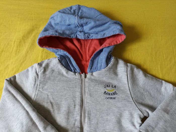 Sweat capuche réversible Catimini 18m - photo numéro 5