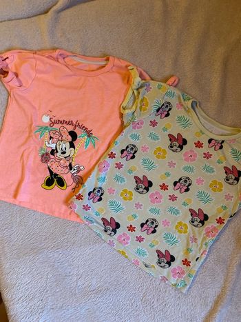 Lot de 2 t-shirt minnie 18-24 mois 92 cm