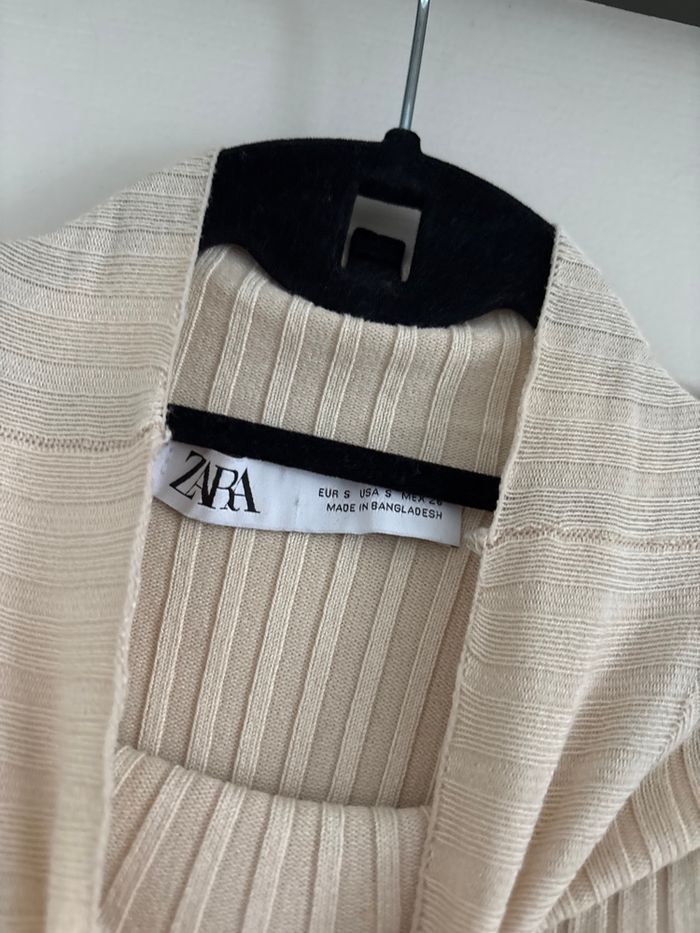 Top côtelé Zara col cheminé - photo numéro 3