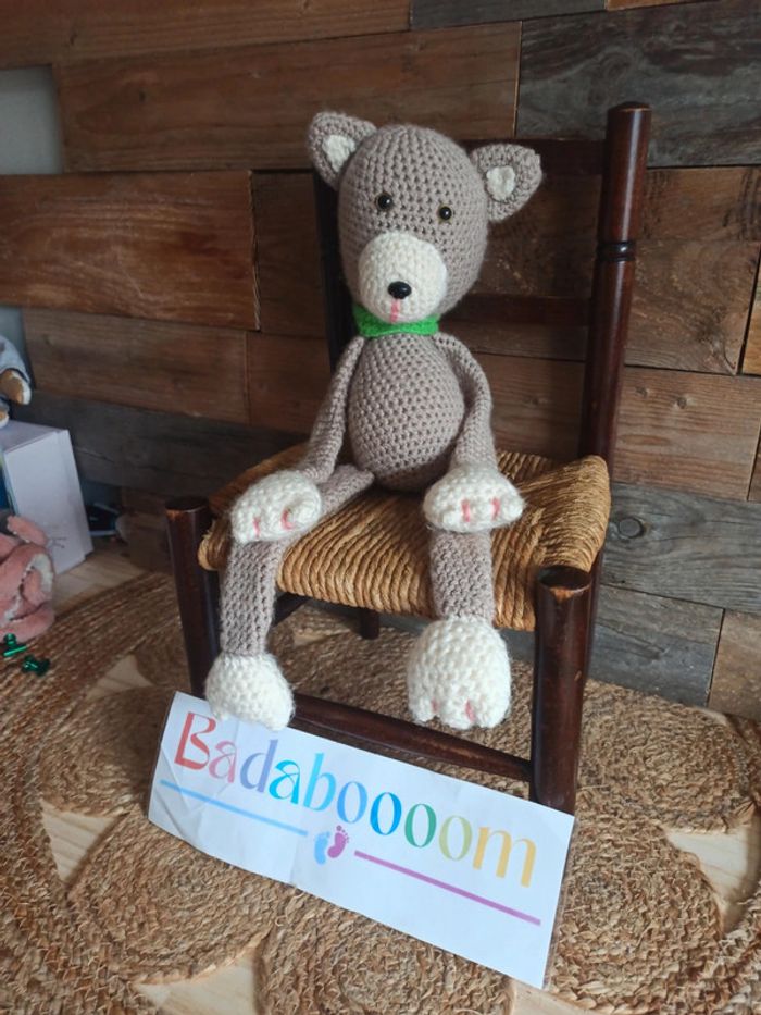 peluche chat crochet fait main tbe - photo numéro 2