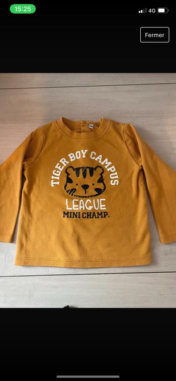 T-shirt manches longues 23 mois