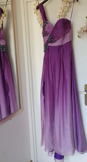 Robe Soirée Mariage 100% Soie T38
