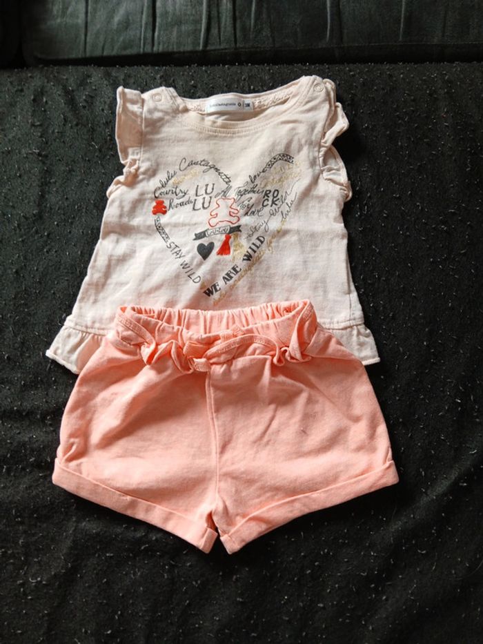 Lot de 3 habits été 3 mois fille - photo numéro 3